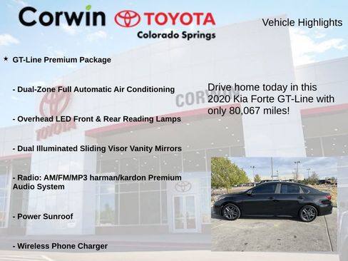 Used 2020 Kia Forte GT-Line w/ GT-Line Premium Package image 6