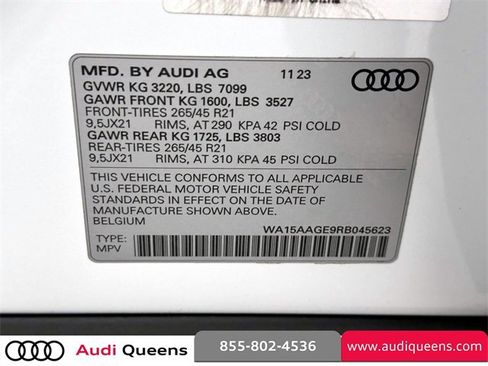 Certified 2024 Audi Q8 e-tron Premium Plus w/ Premium Plus Package image 33