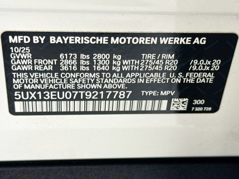 Certified 2026 BMW X5 sDrive40i w/ Parking Assistance Package RWD image 34