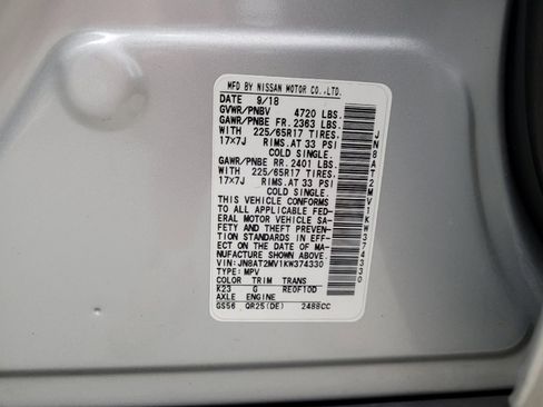 Used 2019 Nissan Rogue SV AWD/4WD image 33