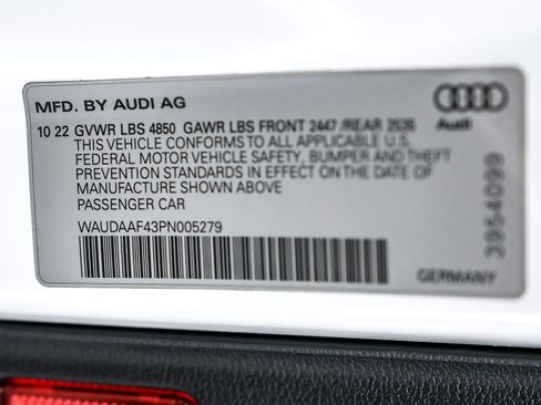 Used 2023 Audi A4 2.0T Premium w/ Convenience Package image 64