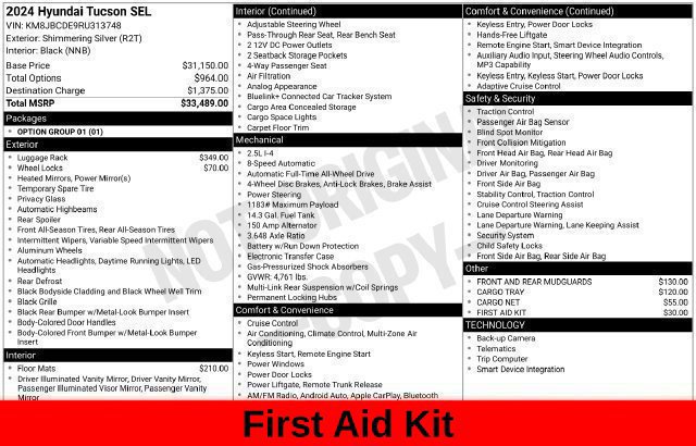 Used 2024 Hyundai Tucson SEL AWD/4WD image 45