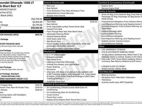 Used 2026 Chevrolet Silverado 1500 LT w/ Protection Package AWD/4WD image 34