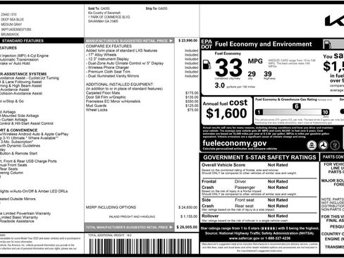 Used 2025 Kia K4 EX image 55