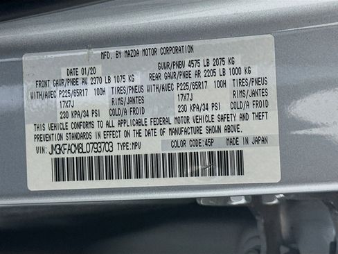 Used 2020 MAZDA CX-5 Touring FWD image 12