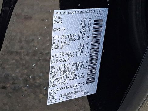 Used 2026 Nissan Frontier SV w/ Tow Package image 10