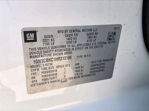 Used 2017 Chevrolet Tahoe LT w/ Luxury Package image 35