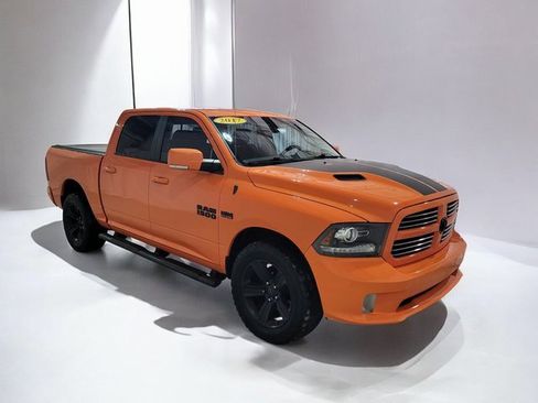 Used 2017 RAM 1500 Sport w/ Ignition Orange Sport Package image 2