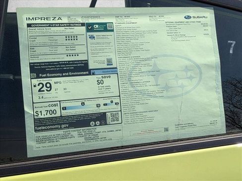 New 2026 Subaru Impreza 2.0i Sport AWD/4WD image 17