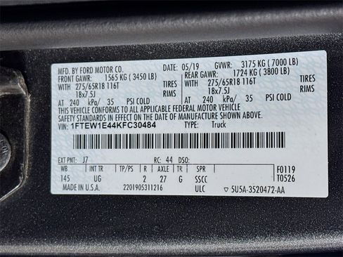 Used 2019 Ford F150 XLT w/ Equipment Group 302A Luxury image 33