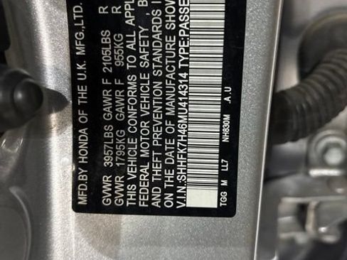 Used 2021 Honda Civic Sport image 44