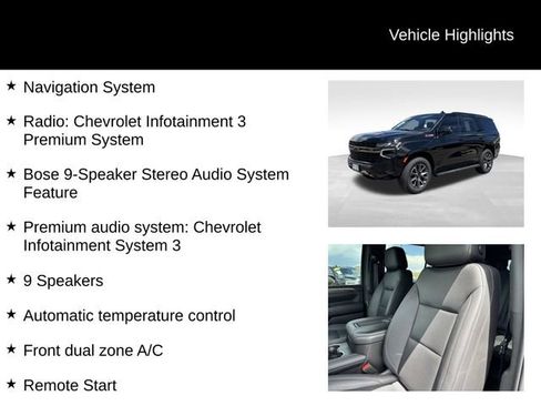 Used 2022 Chevrolet Tahoe Z71 w/ Z71 Off-Road Package AWD/4WD image 7