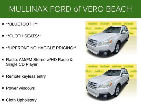 Used 2014 Subaru Outback 2.5i Premium AWD/4WD image 6