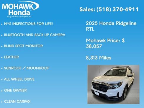 Certified 2025 Honda Ridgeline RTL image 8