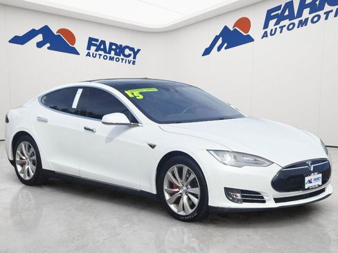 Used 2015 Tesla Model S P85D AWD/4WD image 3
