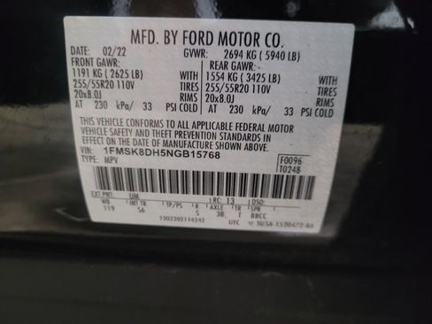 Used 2022 Ford Explorer XLT w/ Equipment Group 202A image 33