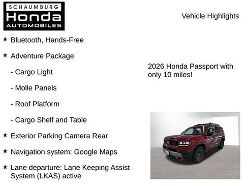New 2026 Honda Passport TrailSport image 7