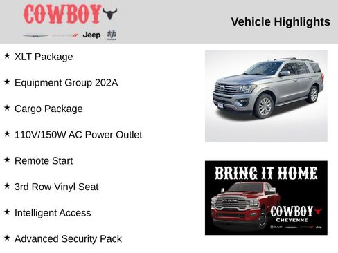 Used 2020 Ford Expedition XLT w/ Equipment Group 202A image 2