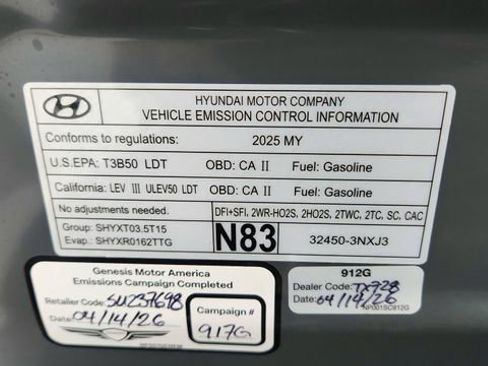 Used 2025 Genesis GV80 3.5T e-SC image 64