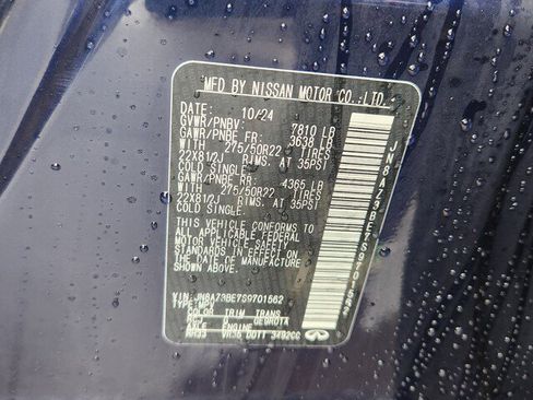 New 2025 INFINITI QX80 Luxe w/ Exterior Package image 14