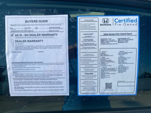 Certified 2026 Honda Civic Sport image 37