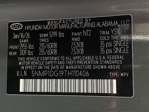 New 2026 Hyundai Santa Fe SE AWD/4WD image 31