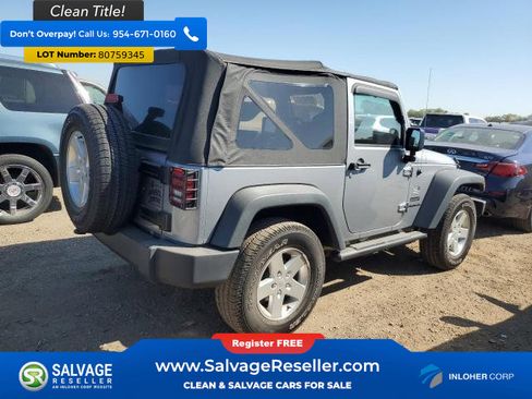 Used 2014 Jeep Wrangler Sport w/ Quick Order Package 24S AWD/4WD image 4