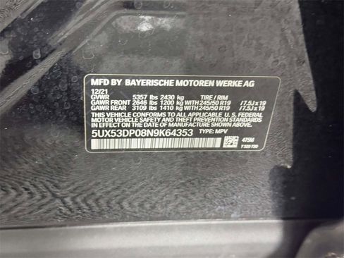 Used 2022 BMW X3 xDrive30i w/ Convenience Package image 16