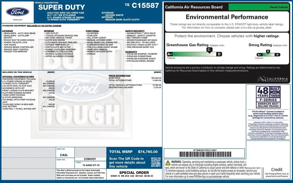 Used 2026 Ford F350 XLT AWD/4WD image 9
