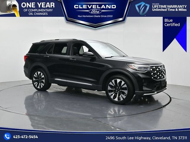 Certified 2025 Ford Explorer Platinum w/ LUX Leather Package AWD/4WD 360° Tour