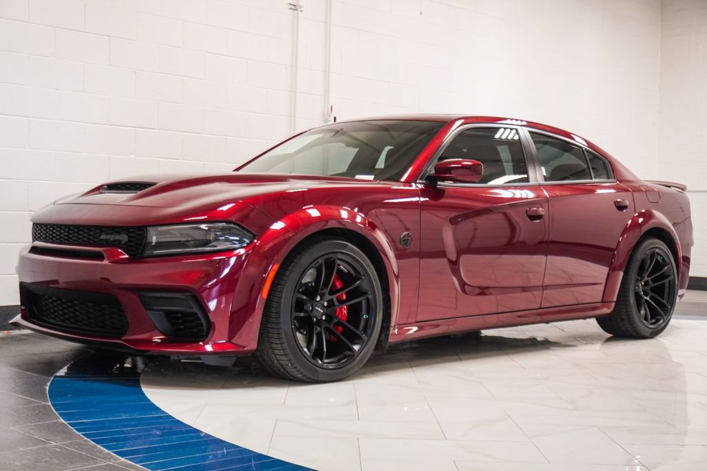 Used 2022 Dodge Charger SRT Hellcat w/ Carbon/Suede Interior Package RWD image 4