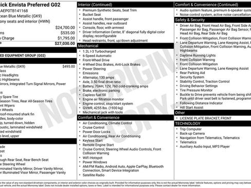 New 2026 Buick Envista Preferred FWD image 5