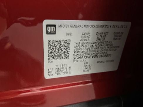 Used 2022 Chevrolet Equinox RS w/ RS Leather Package AWD/4WD image 34