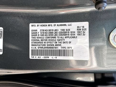 Used 2019 Honda Odyssey Elite image 16