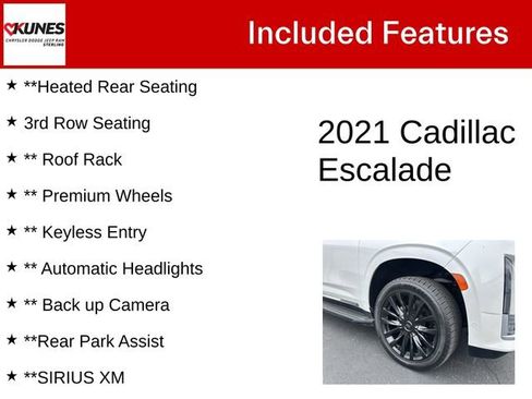 Used 2021 Cadillac Escalade Premium Luxury AWD/4WD image 5