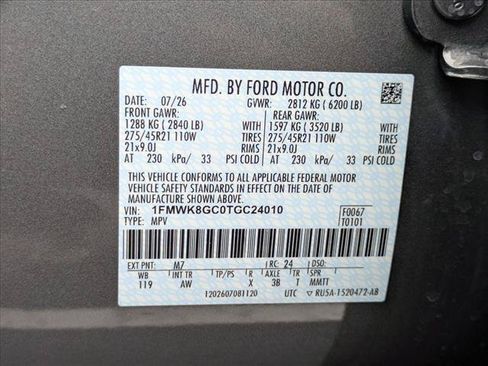 New 2026 Ford Explorer ST w/ Sun And Sound Package AWD/4WD image 16