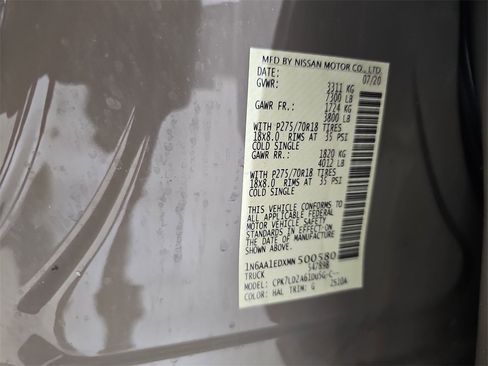 Used 2021 Nissan Titan PRO-4X w/ Pro-4x Convenience Package image 41