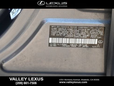 Used 2021 Lexus IS 300 AWD w/ Comfort Package image 12
