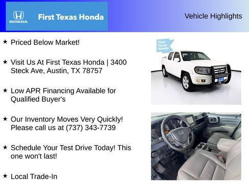 Used 2011 Honda Ridgeline RTL image 5