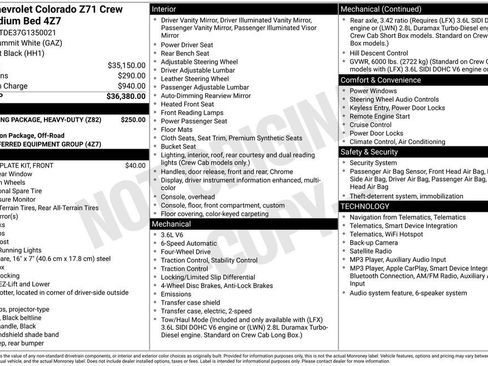 Used 2016 Chevrolet Colorado Z71 AWD/4WD image 51