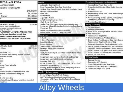 Used 2016 GMC Yukon SLE w/ Convenience Package image 3