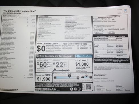 New 2026 BMW X5 xDrive50e image 21