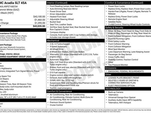 Certified 2023 GMC Acadia SLT image 4