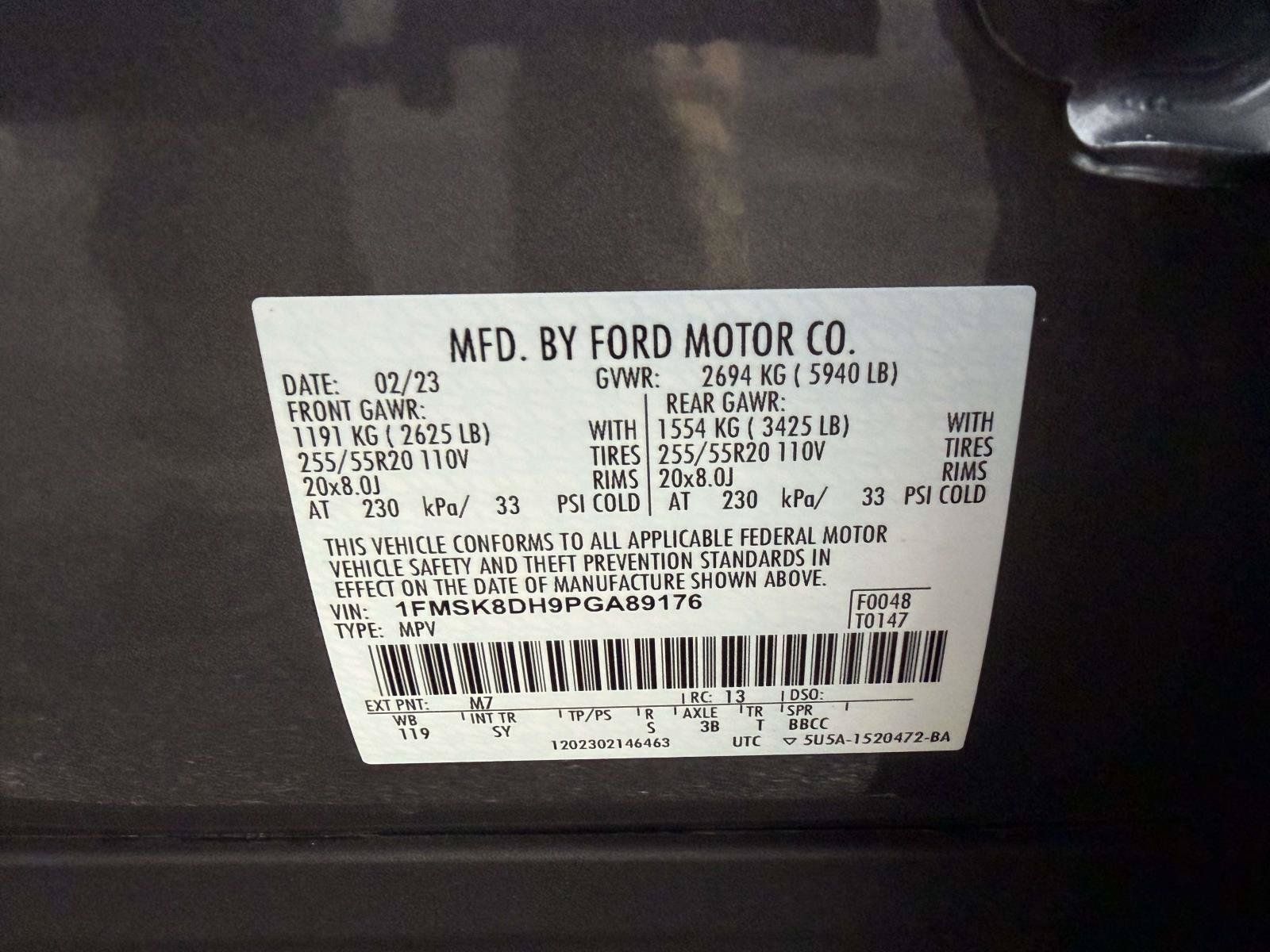 Certified 2023 Ford Explorer XLT w/ Equipment Group 202A AWD/4WD image 34
