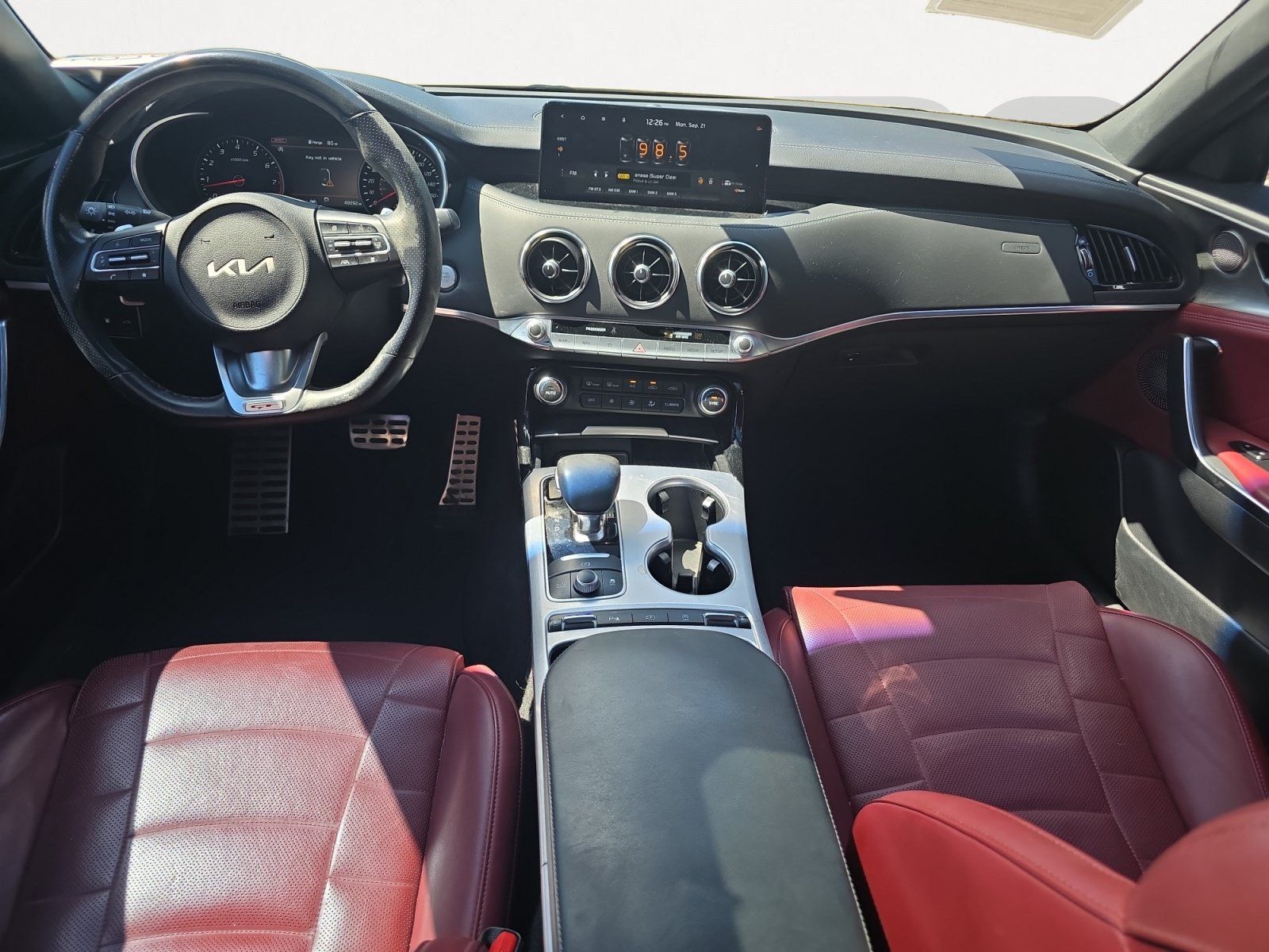 Certified 2022 Kia Stinger GT2 w/ Red Interior Color Package RWD image 2