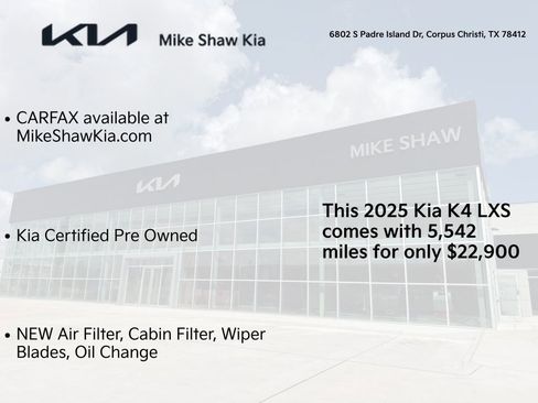 Certified 2025 Kia K4 FWD image 3