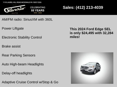 Used 2024 Ford Edge SEL image 5
