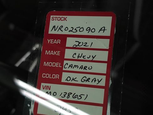 Used 2021 Chevrolet Camaro LT w/ RS Package RWD image 27