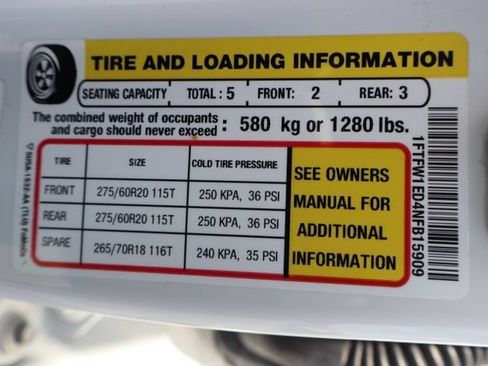Used 2022 Ford F150 Platinum w/ Equipment Group 701A High AWD/4WD image 31