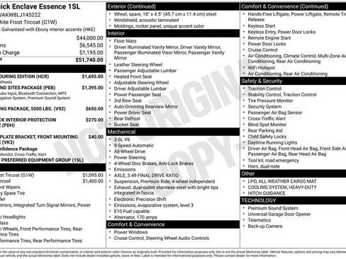 Used 2020 Buick Enclave Essence w/ Sport Touring Edition image 5